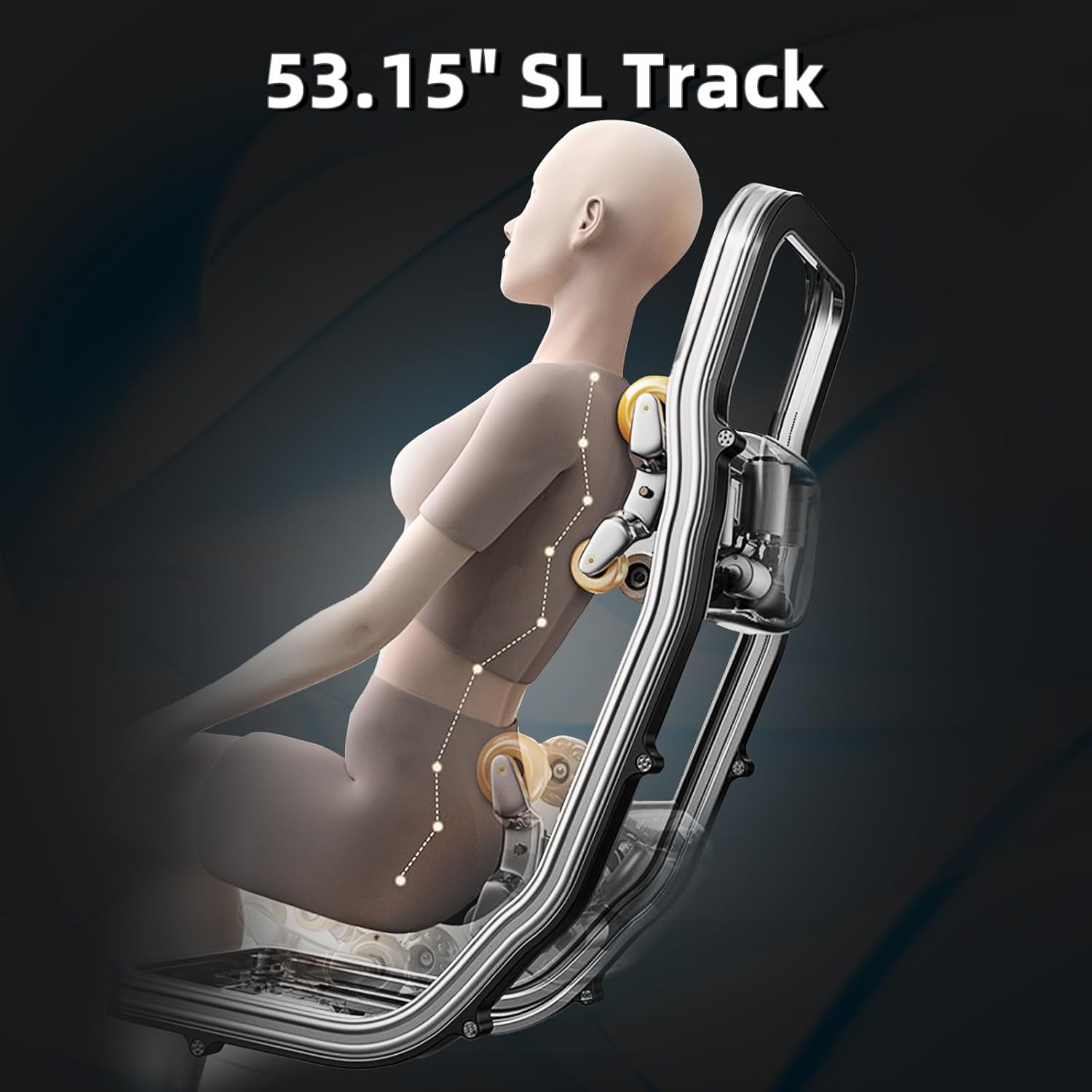 Violissima Ganzkörper-Massagesessel, Shiatsu-Massagesessel mit Zero-Gravity-Funktion, SL-Schiene, 12 automatische Massageprogramme, Wärmetherapie, Fußrollen, Bluetooth